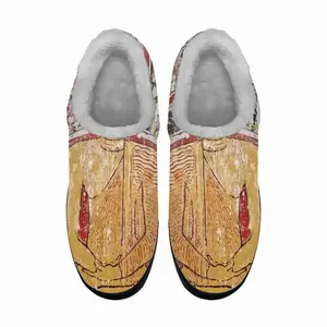 Men Murals Of Buddha Cotton Slippers