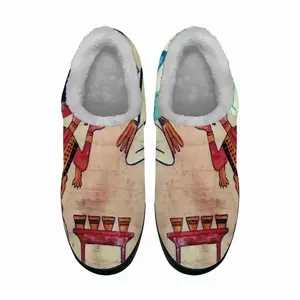 Men Murals Of Egypt Cotton Slippers