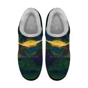 Men Beautiful Landscape Cotton Slippers