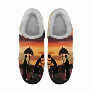 Men Safe Crossover Cotton Slippers