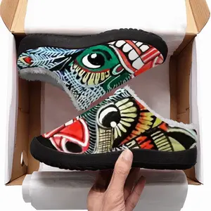 Men Two-Faced Demon Cotton Slippers