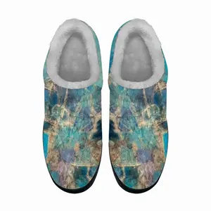 Men Blue Cotton Slippers