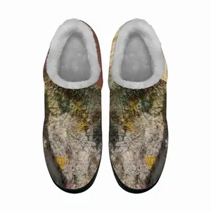 Men Striped Face Cotton Slippers