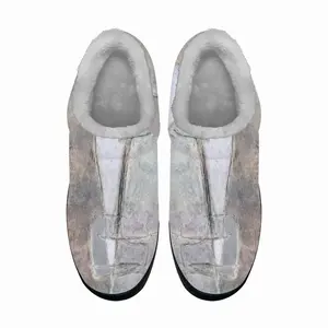 Men White Shape Cotton Slippers