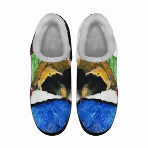 Men Half Black Utopia Cotton Slippers