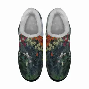 Men The Autumn Flowers Cotton Slippers