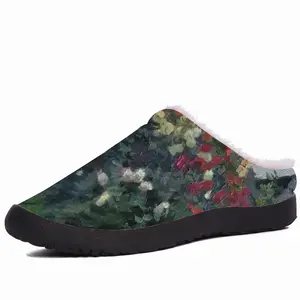 Men The Autumn Flowers Cotton Slippers