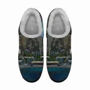 Men View Of Bolshoy Utrish Cotton Slippers