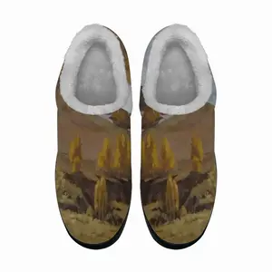 Men Golden Autumn Cotton Slippers