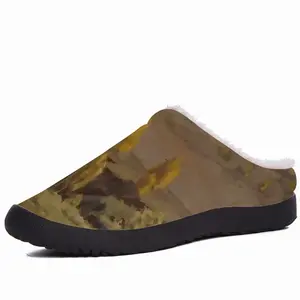 Men Golden Autumn Cotton Slippers