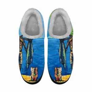 Men Big Catch Cotton Slippers