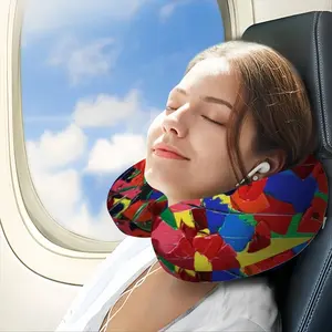 Poppies U-Shaped Neck Pillow