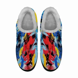 Men Beautiful Gestures Cotton Slippers