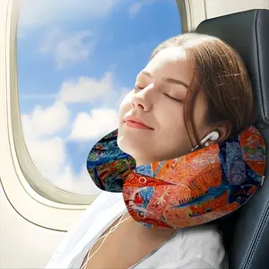 Kingfisher U-Shaped Neck Pillow