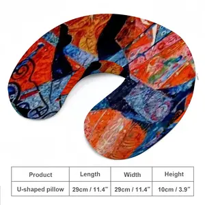 Kingfisher U-Shaped Neck Pillow