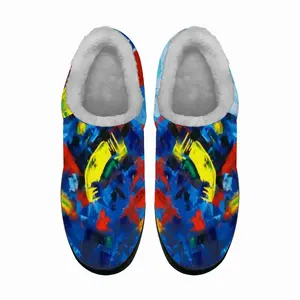 Men Beautiful Floral Cotton Slippers