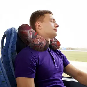 Mercurial Blues U-Shaped Neck Pillow