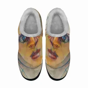 Men Wait & See Cotton Slippers