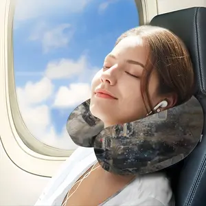 Snowy Day U-Shaped Neck Pillow