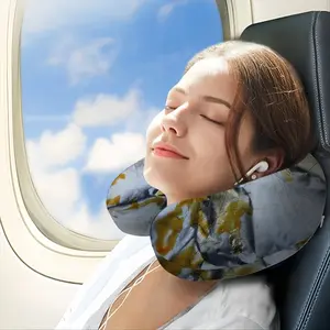 Belly Button U-Shaped Neck Pillow