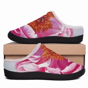 Men Coral Charm Peony Cotton Slippers