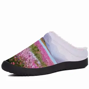 Men Pink Evening Cotton Slippers