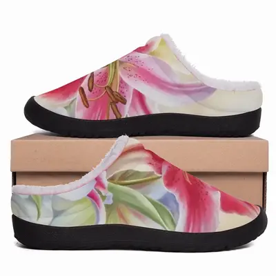 Men Poetry Of Flowers Cotton Slippers