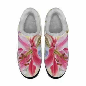 Men Poetry Of Flowers Cotton Slippers