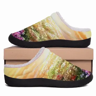 Men Sea Of Flowers Cotton Slippers