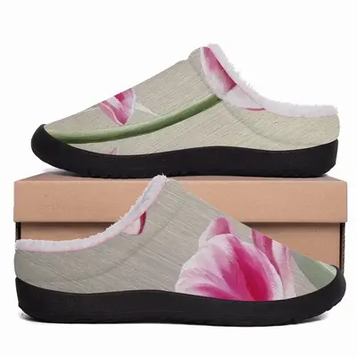 Men Tulips Cotton Slippers