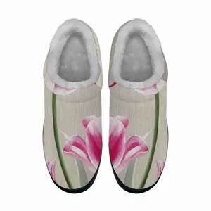 Men Tulips Cotton Slippers