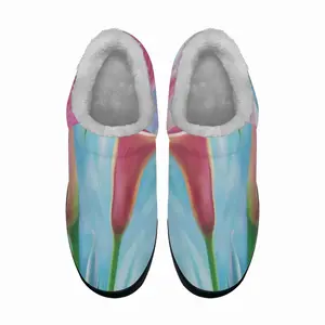 Men Calla Lilies Cotton Slippers