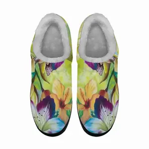 Men Tropical Splash Cotton Slippers