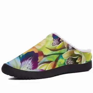 Men Tropical Splash Cotton Slippers