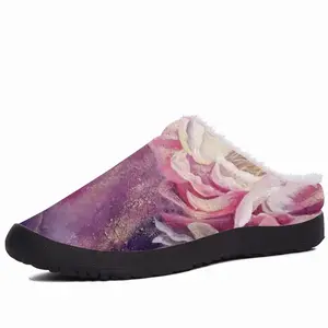 Men Flowers Glowing Cotton Slippers