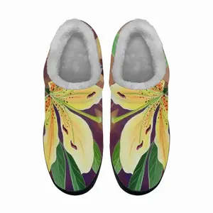 Men Lily In The Dark Cotton Slippers