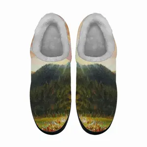 Men Field Of Poppies Cotton Slippers