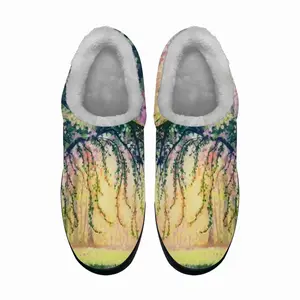 Men Golden Autumn Cotton Slippers