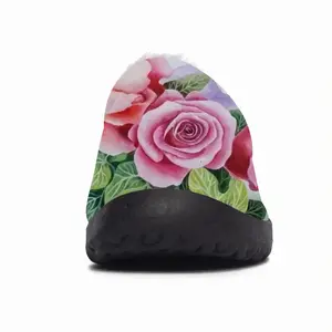 Men Roses In The Garden Cotton Slippers