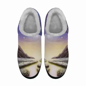 Men Reflection Cotton Slippers