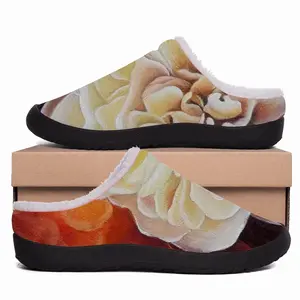 Men Roses Cotton Slippers