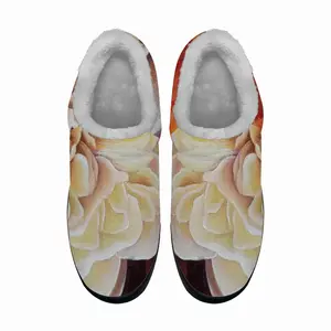 Men Roses Cotton Slippers