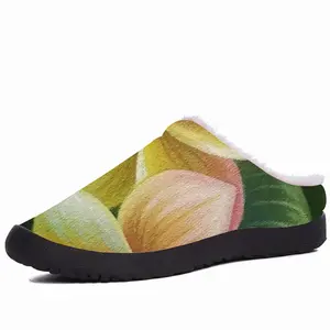 Men Hawaiian Flowers Cotton Slippers