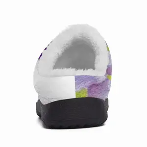 Men Violet Charm Cotton Slippers