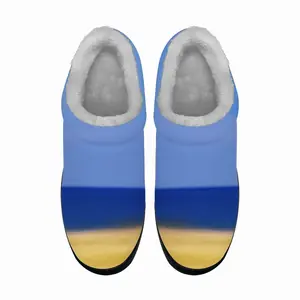 Men Liquid Sea#077 Cotton Slippers