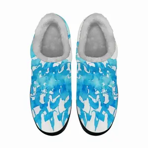 Men Calligraphic Landscape 008 Cotton Slippers