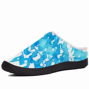 Men Calligraphic Landscape 008 Cotton Slippers