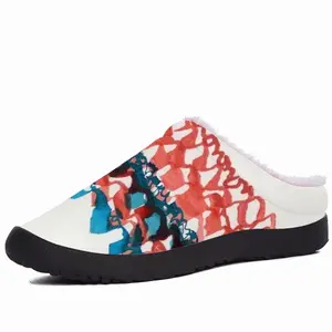 Men Calligraphic Landscape 007 Cotton Slippers