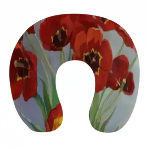 Tulips U-Shaped Neck Pillow