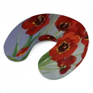 Tulips U-Shaped Neck Pillow